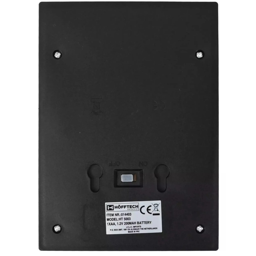 HÖFFTECH - Applique murale solaire LED, 1,2 V 200 mAh, IP44