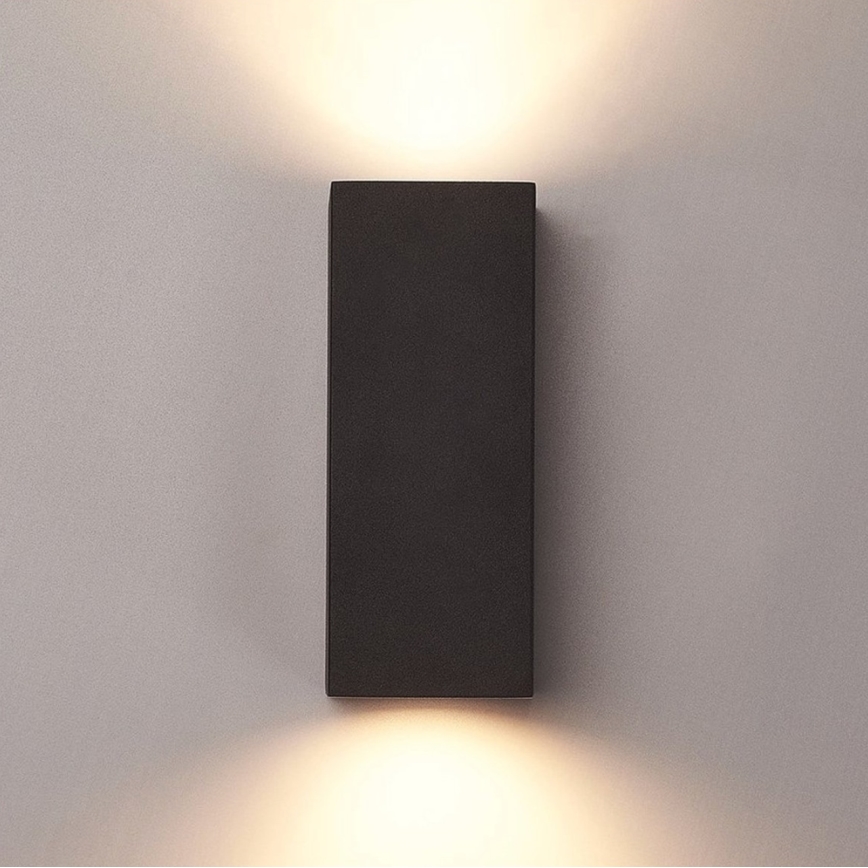 HÖFFTECH - Buitenmuurlamp 2xGU10/35W/230V IP65