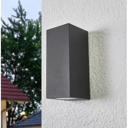 HÖFFTECH - Buitenmuurlamp 2xGU10/35W/230V IP65