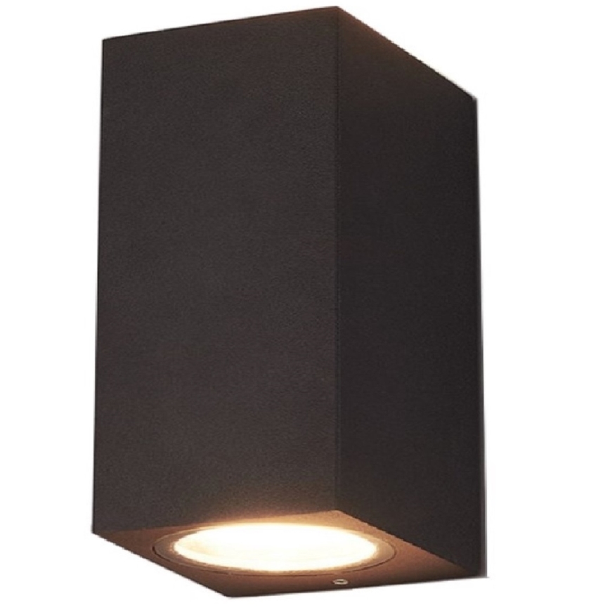 HÖFFTECH - Buitenmuurlamp 2xGU10/35W/230V IP65