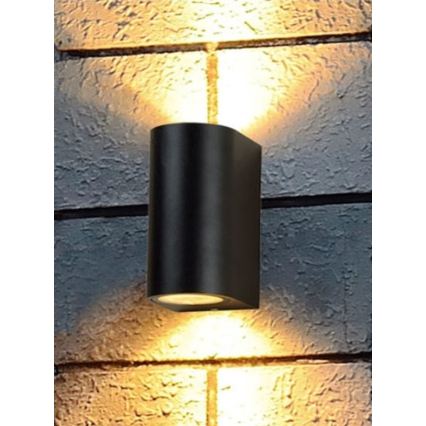 HÖFFTECH - Buitenmuurlamp 2xGU10/35W/230V IP65