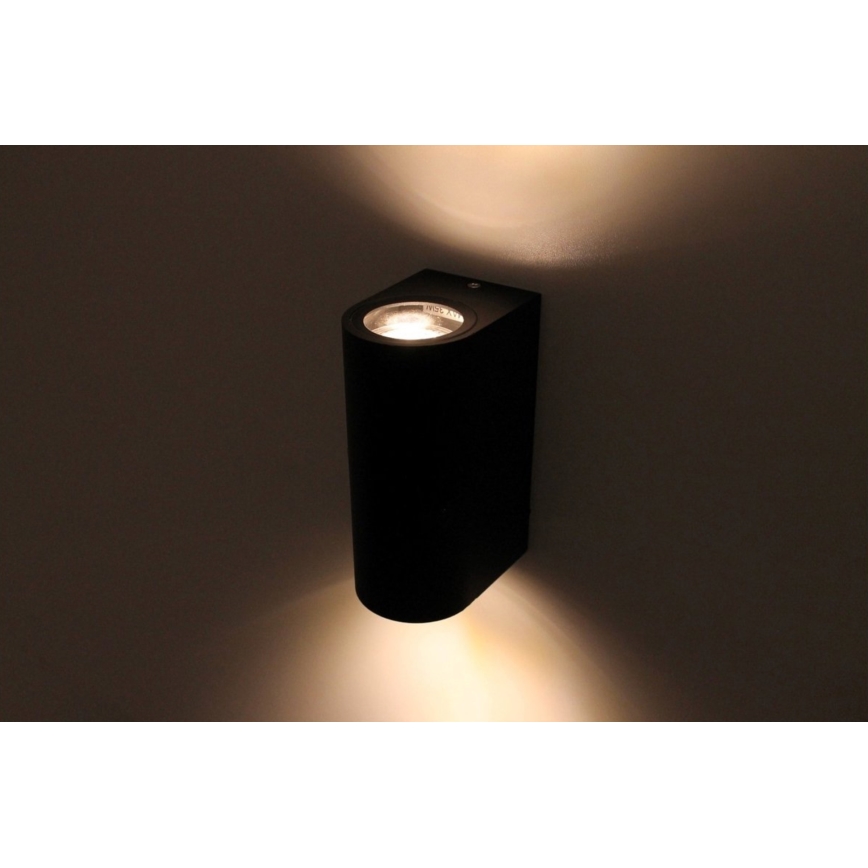 HÖFFTECH - Buitenmuurlamp 2xGU10/35W/230V IP65