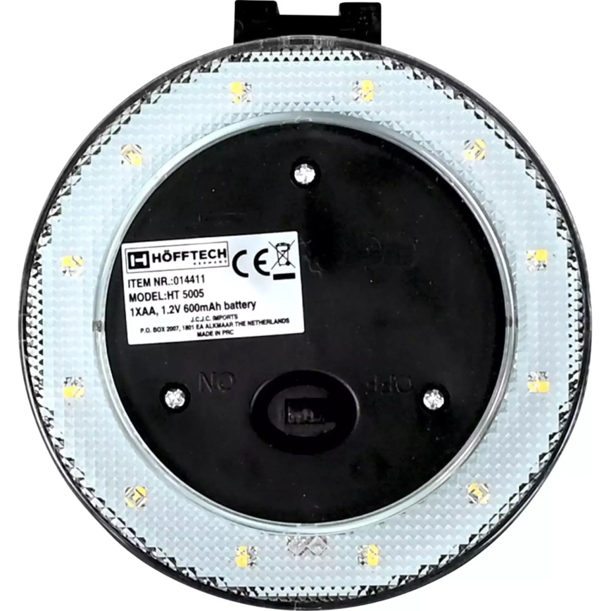 HÖFFTECH - Lampe murale solaire LED, 1,2 V, 600 mAh, IP44