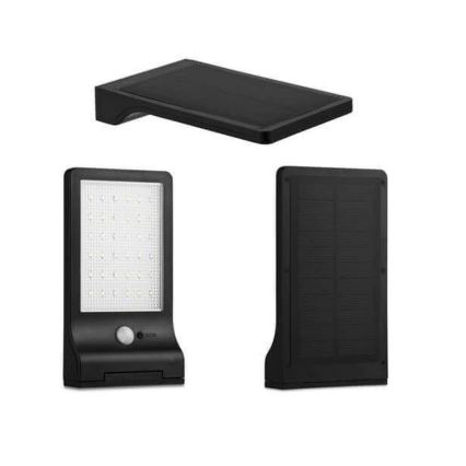 HÖFFTECH - Applique murale solaire LED avec capteur de mouvement et capteur crépusculaire LED/3,7V 2200 mAh IP44