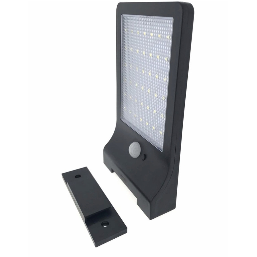HÖFFTECH - LED zonne-wandlamp met bewegings- en schemersensor LED/3,7V 2200 mAh IP44
