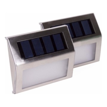 HÖFFTECH - LOT DE 2 appliques murales solaires à LED 1,2 V 400 mAh IP44