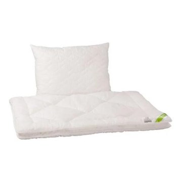 HomeDoctor - Oreiller anti-acariens STOPMITE ACTIVE toute l'année 70x90 cm + couette 140x200 cm