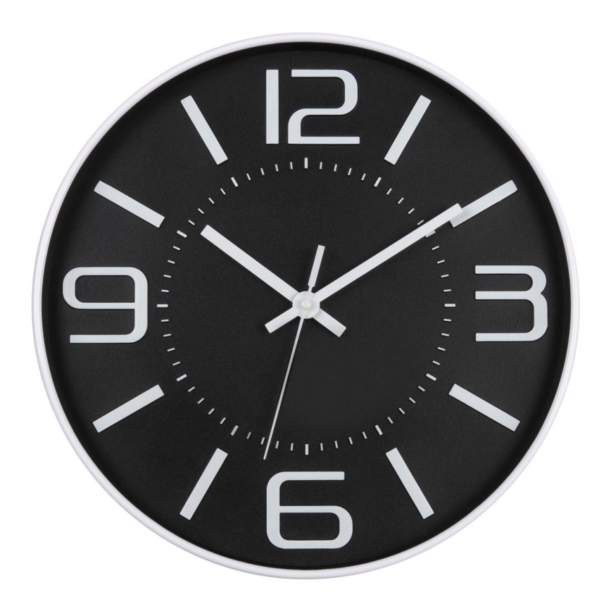 Horloge murale 1xAA 29 cm noir