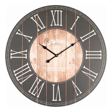 Horloge murale alimentée par 1 pile AA, noir/blanc