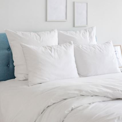 Housse de coussin Antibactérienne SkinPro Silver 40x60 cm blanche