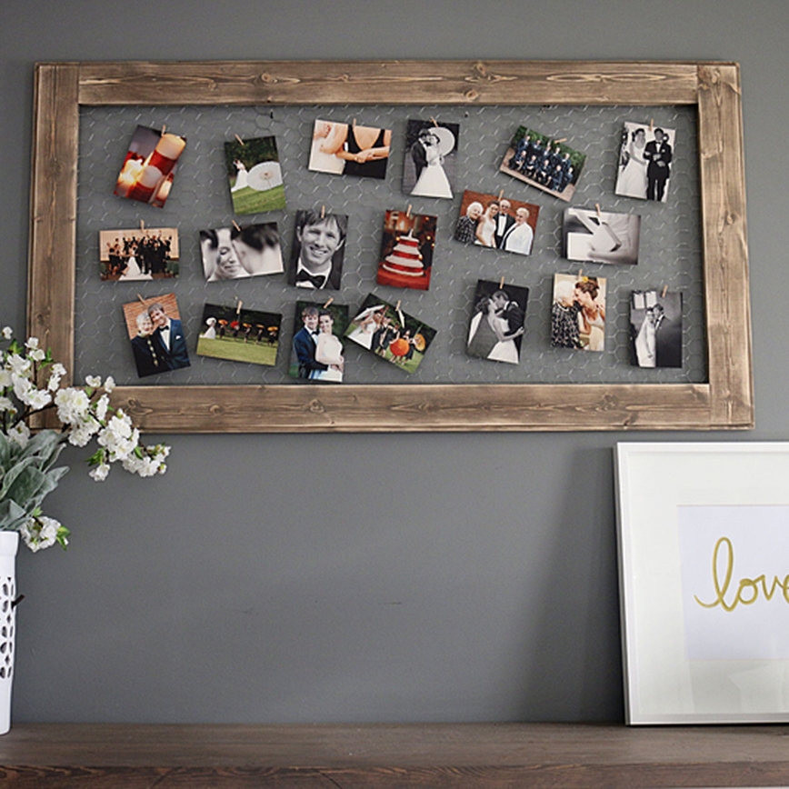 Houten Frame voor foto's 100x60 cm hout