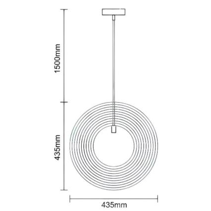Houten hanglamp aan snoer 1xE27/60W/230V Ø 43,5 cm massief/fineer/rubberhout