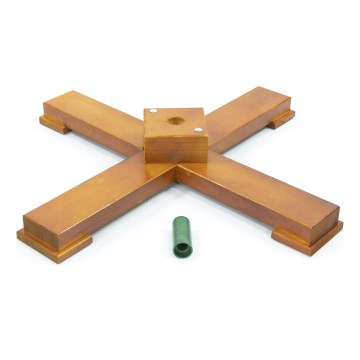 Houten standaard voor kerstboom met een houderdiameter van 33 mm