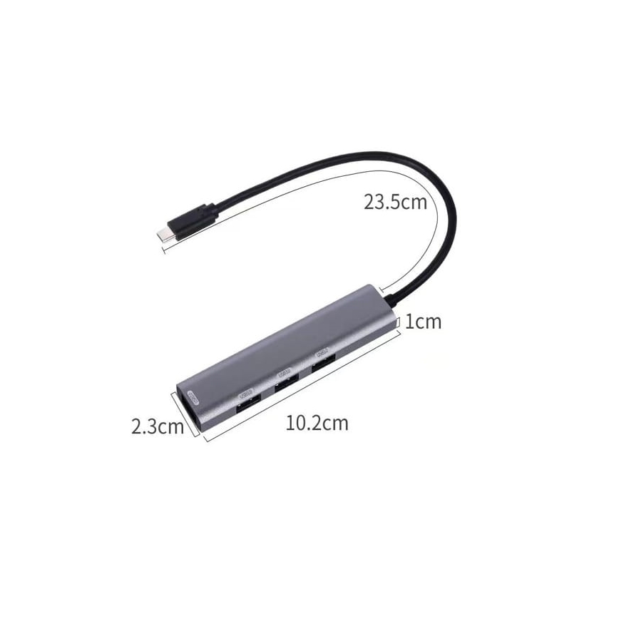 Hub USB-C 4-en-1 avec Power Delivery 100W