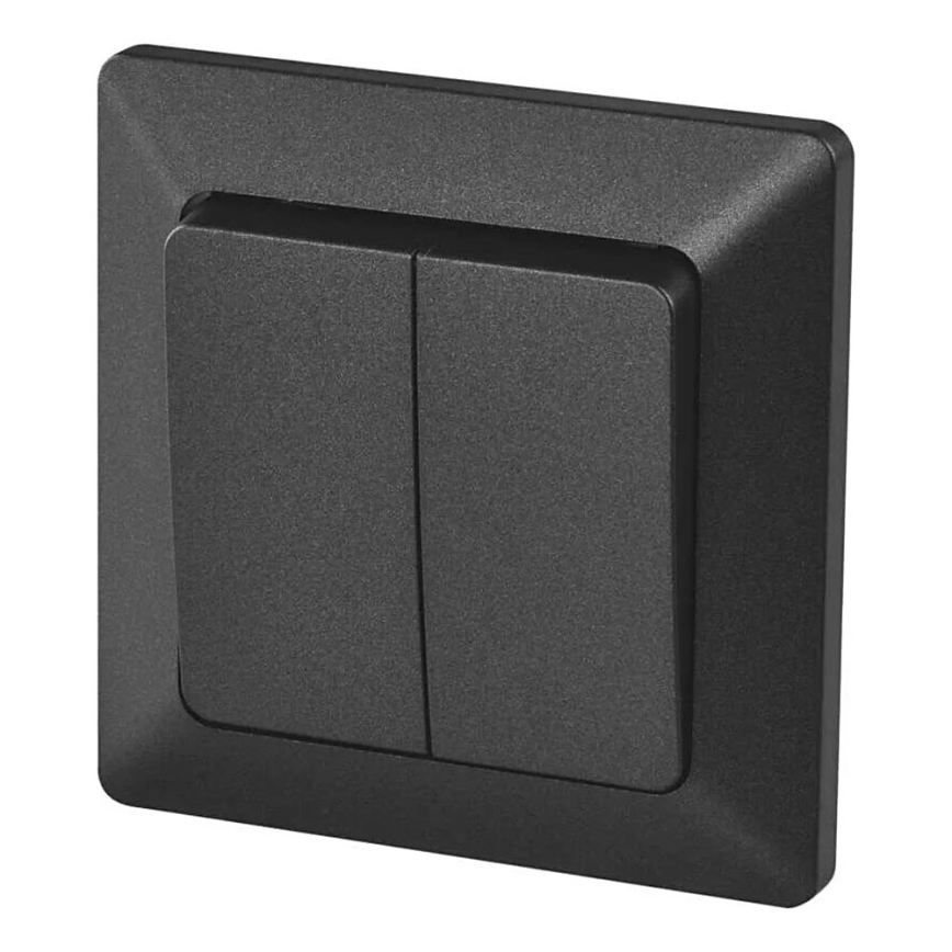 Huis schakelaar serie 250V/10A antraciet