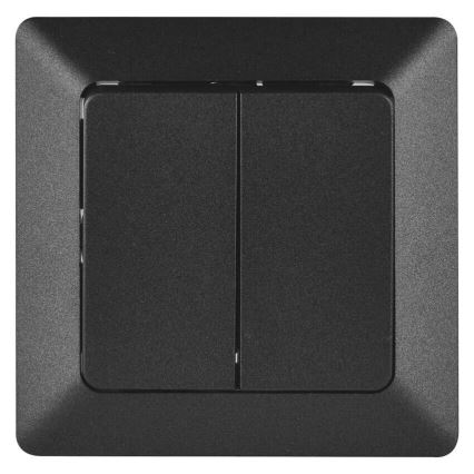 Huis schakelaar serie 250V/10A antraciet