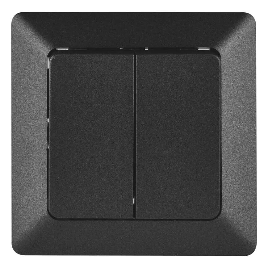Huis schakelaar serie 250V/10A antraciet