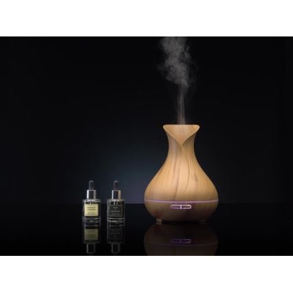 Humidificateur et ioniseur d'air LED RGB 400 ml