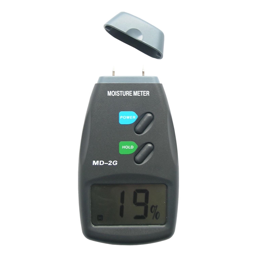 Humidimètre à bois avec écran LCD 9V