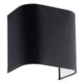 Ideal Lux - Abat-jour de rechange pour lampe murale GEA noir