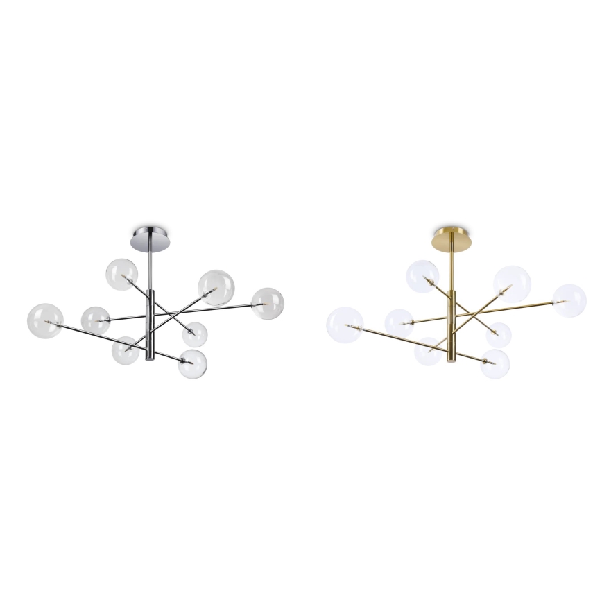 Ideal Lux - Abat-jour de remplacement pour lustre et lampe EQUINOXE, Ø 15 cm, transparent