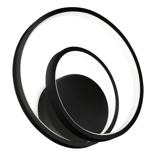 Ideal Lux - Applique murale à intensité variable OZ LED/28W/230V CRI 90 noir