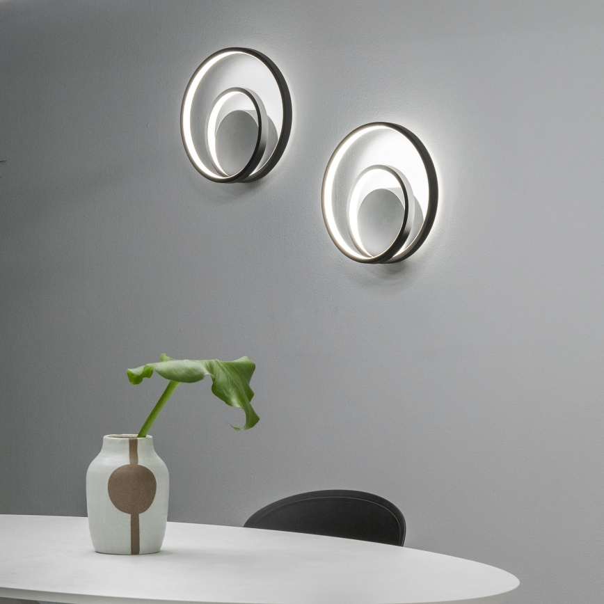 Ideal Lux - Applique murale à intensité variable OZ LED/28W/230V CRI 90 noir