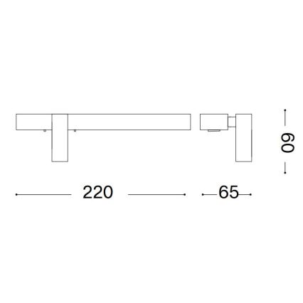 Ideal Lux - Applique murale BONNE LED/6,5W/230V CRI 90 blanc