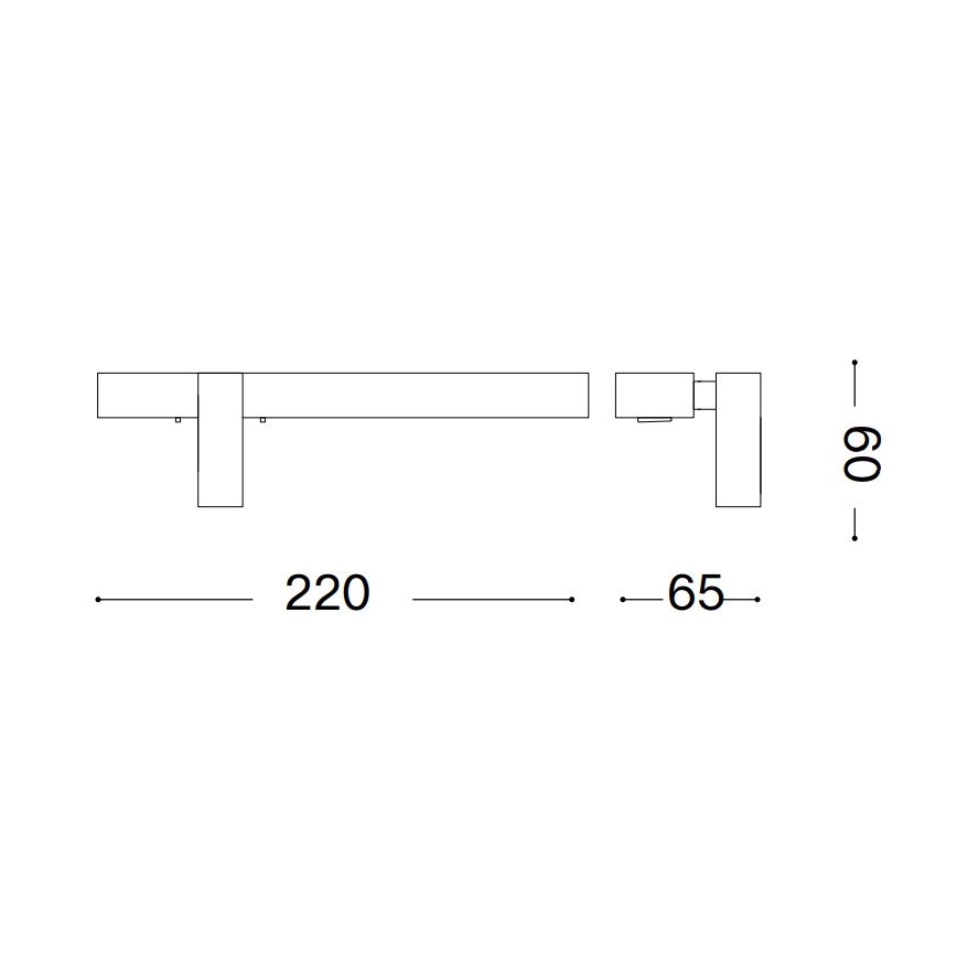 Ideal Lux - Applique murale BONNE LED/6,5W/230V CRI 90 blanc