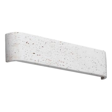 Ideal Lux - Applique murale DELTA LED, 14 W, 230 V, 3000 K, 41 cm, IRC 90, béton