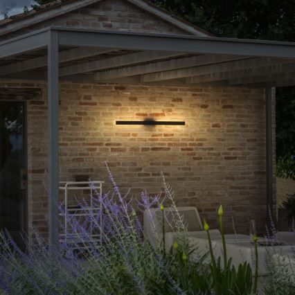 Ideal Lux - Applique murale extérieure LED LINEA LED/23W/230V IRC 90 144 cm IP54 noir