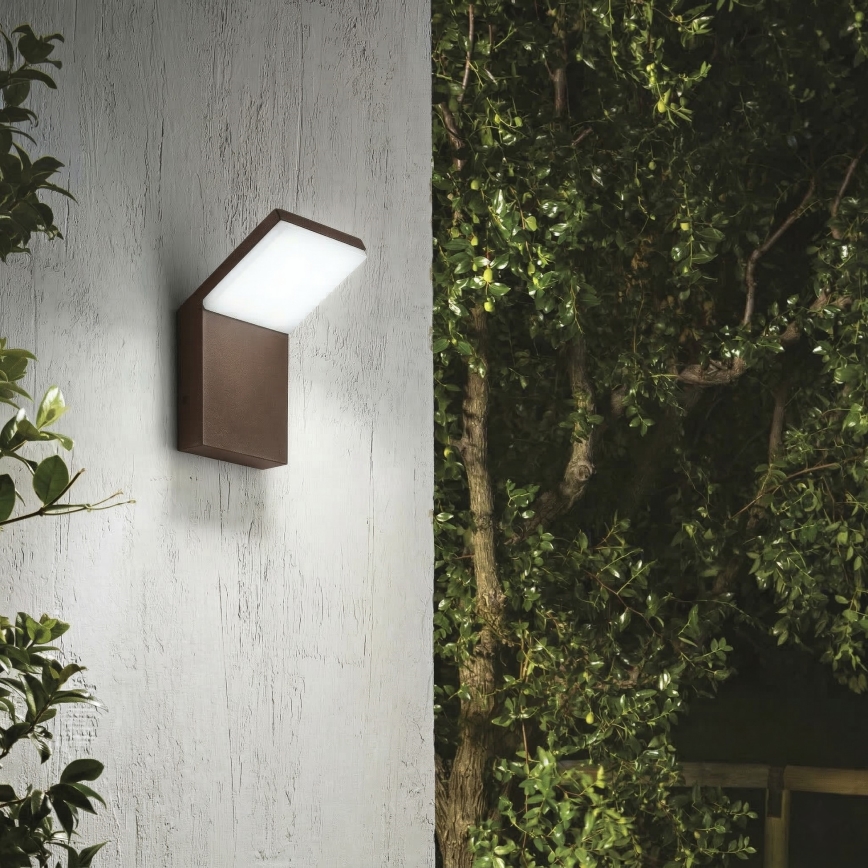 Ideal Lux - Applique murale d'extérieur LED STYLE LED/8,5W/230V 3000K IRC 90 IP54 marron