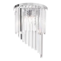 Ideal Lux - Applique murale en cristal CARLTON 3xE14/40W/230V chrome brillant