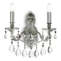 Ideal Lux - Applique murale en cristal GIOCONDA 2xE14/40W/230V argent