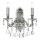 Ideal Lux - Applique murale en cristal GIOCONDA 2xE14/40W/230V argent