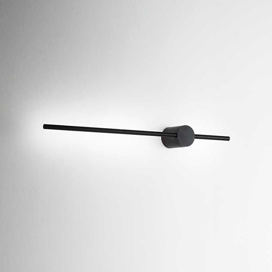 Ideal Lux - Applique murale ESSENCE LED/12W/230V 70 cm 3000K CRI 90 noir