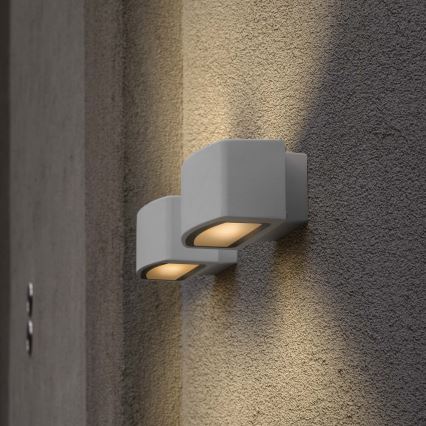 Ideal Lux - Applique murale extérieure ANDROMEDA 1xE27/60W/230V IP55 gris