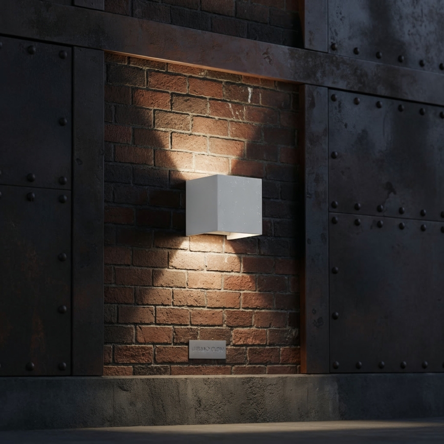 Ideal Lux - Applique murale extérieure ATOM LED/12W/230V CRI 90 IP54 blanc