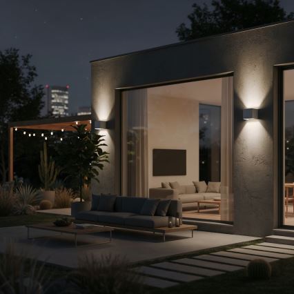 Ideal Lux - Applique murale extérieure ATOM LED/12W/230V CRI 90 IP54 blanc