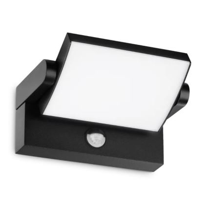 Ideal Lux - Applique murale extérieure avec détecteur SWIPE LED/21W/230V CRI 90 IP54 noir