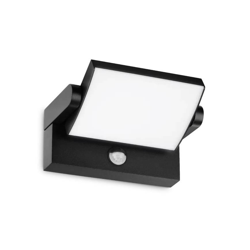 Ideal Lux - Applique murale extérieure avec détecteur SWIPE LED/21W/230V CRI 90 IP54 noir