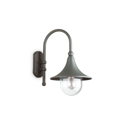 Ideal Lux - Applique murale extérieure CIMA 1xE27/52W/230V IP43 anthracite