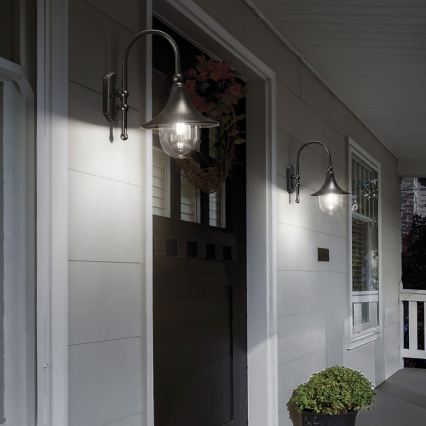 Ideal Lux - Applique murale extérieure CIMA 1xE27/52W/230V IP43 anthracite