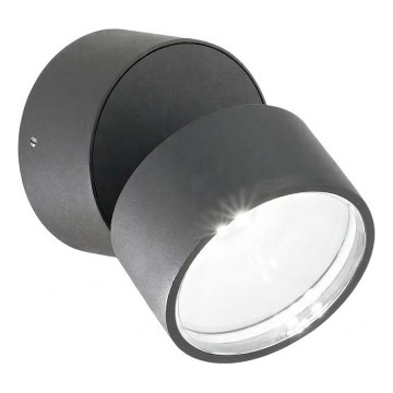 Ideal Lux - Applique murale extérieure LED OMEGA LED/7W/230V IRC 90 IP54 anthracite