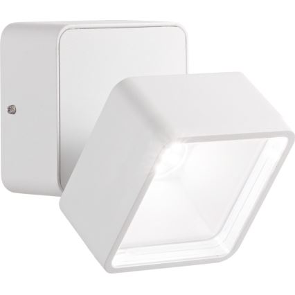 Ideal Lux - Applique murale extérieure LED OMEGA LED/7W/230V IRC 90 IP54 blanche