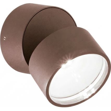Ideal Lux - Applique murale extérieure LED OMEGA LED/7W/230V IRC 90 IP54 marron