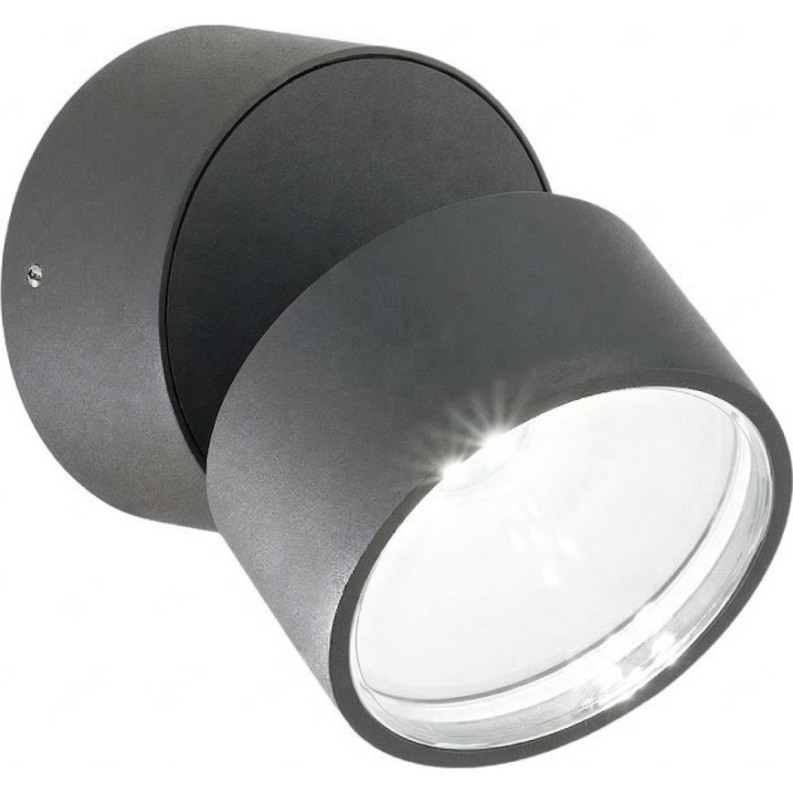 Ideal Lux - Applique murale extérieure LED OMEGA LED/7W/230V IRC 90 IP54 anthracite