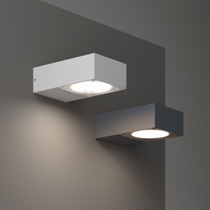 Ideal Lux - Applique murale extérieure SIRIO 1xGX53/9W/230V IP65 anthracite