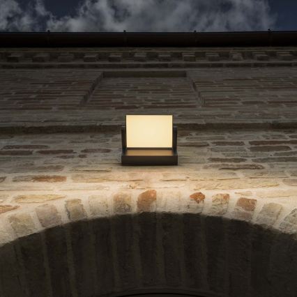 Ideal Lux - Applique murale extérieure SWIPE LED/21W/230V CRI 90 IP54 marron