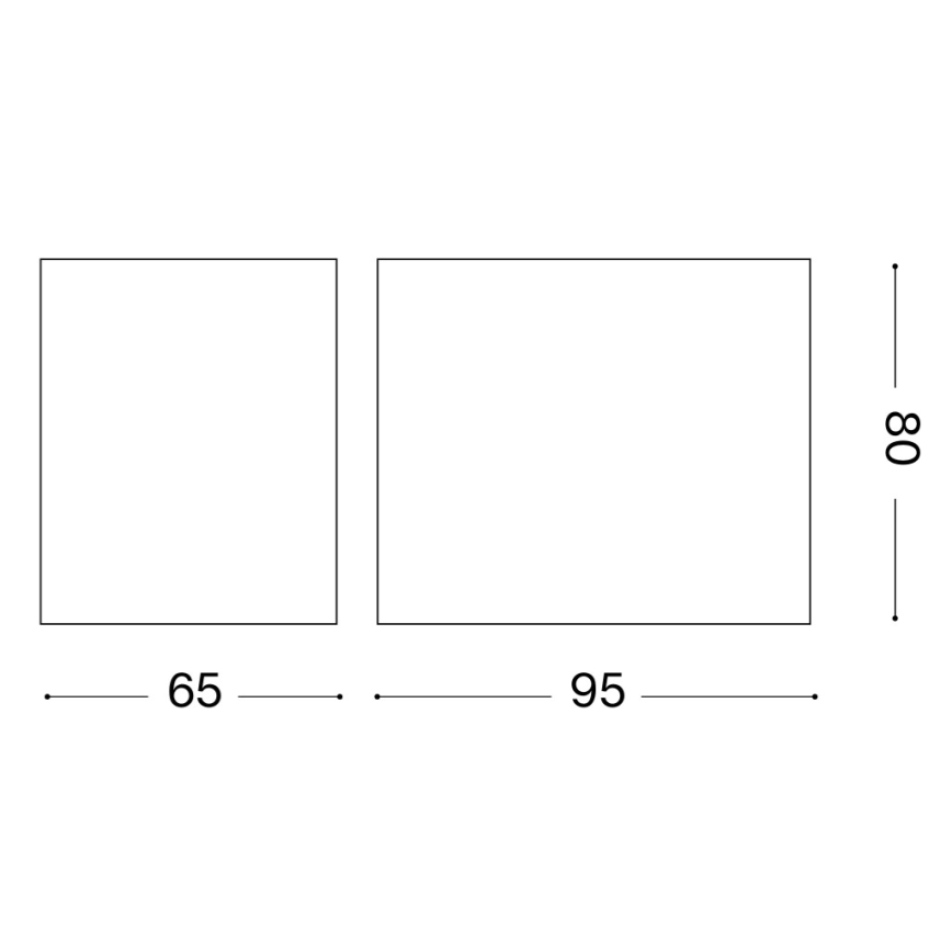 Ideal Lux - Applique murale extérieure UP 1x G9/15W/230V IP44, marron